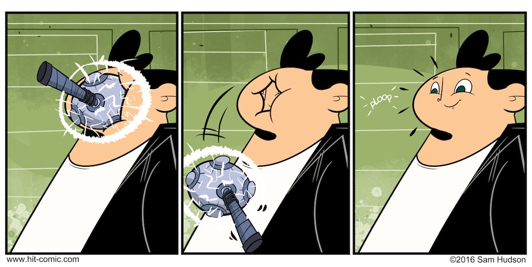 A Comic With A Weird Sound Effect