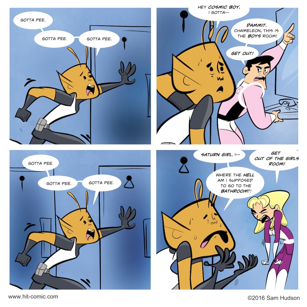 A Comic About Gender Binary Bathroom Choices