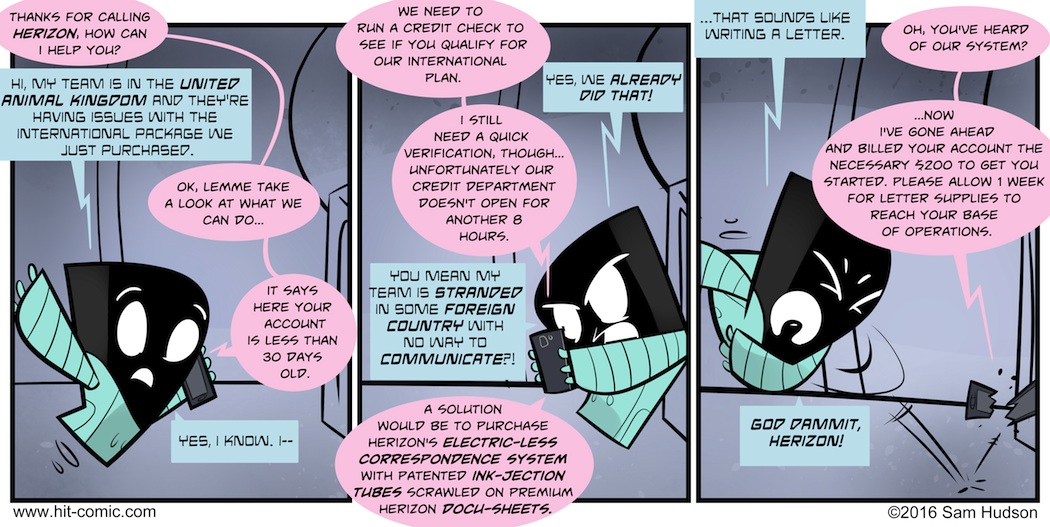 A Comic About Phone Companies