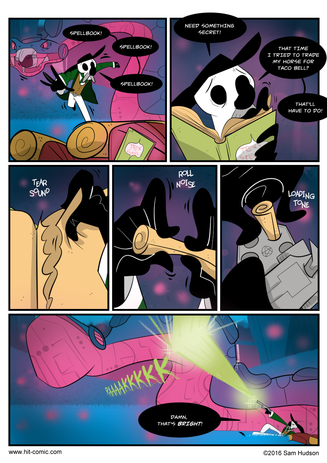 A Comic About Spellbooks