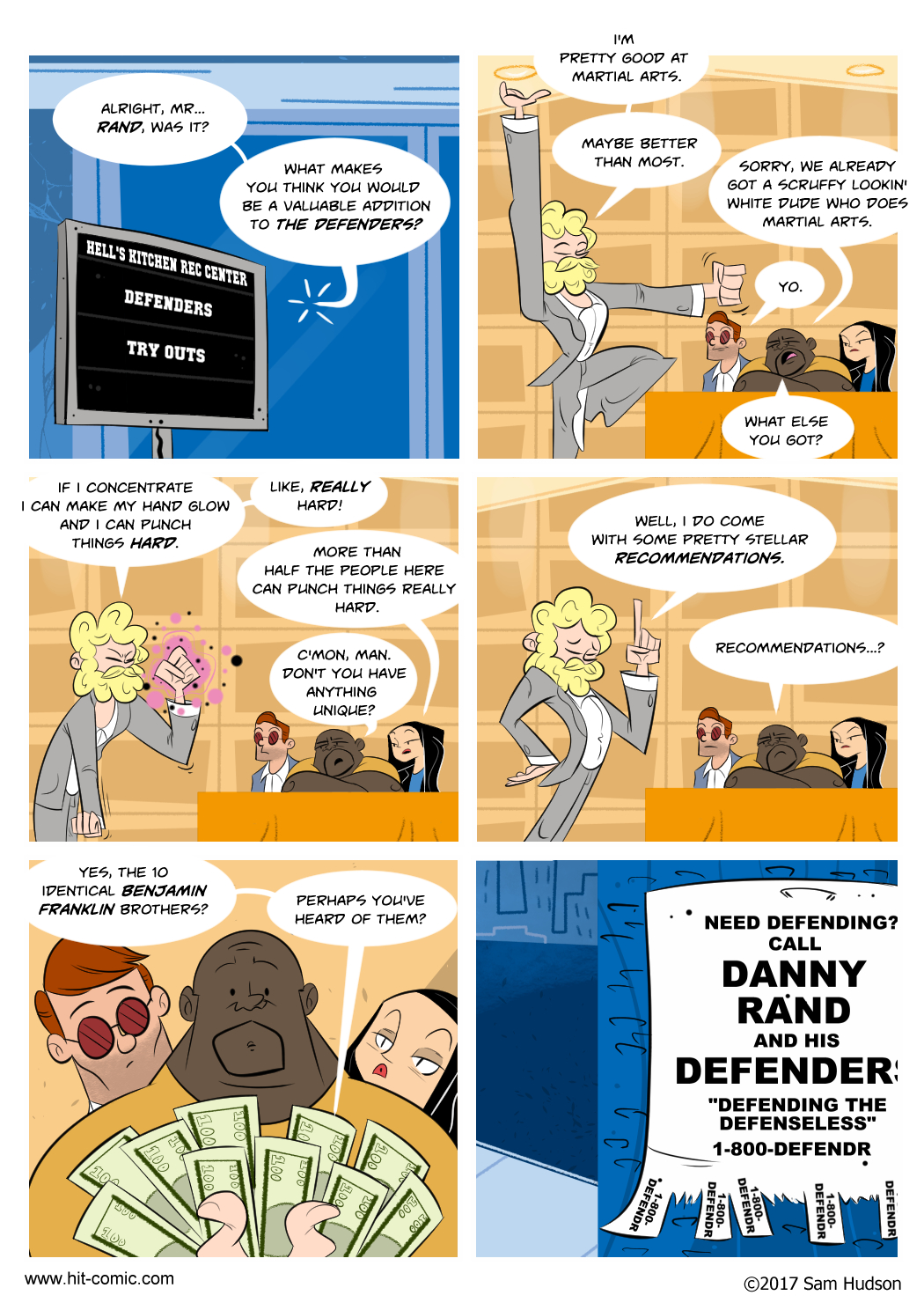 A Comic About The Defenders