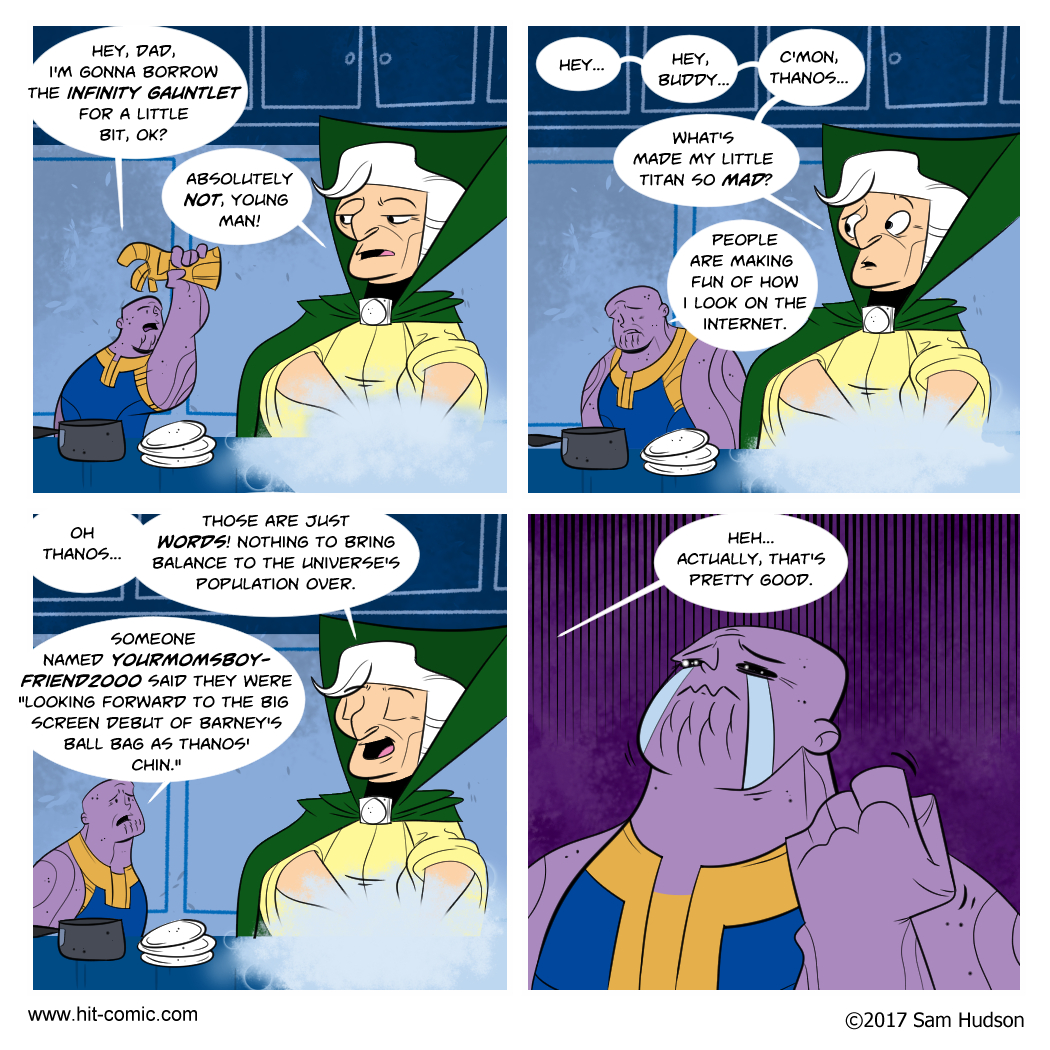 A Comic About The Avengers: Infinity War Trailer