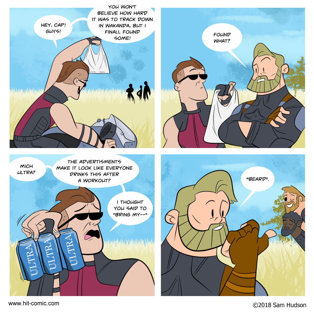 A Comic With A Beer Run