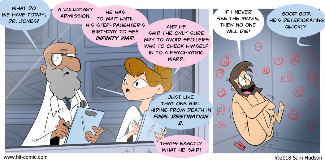 A Comic About Avoiding Infinity War Spoilers