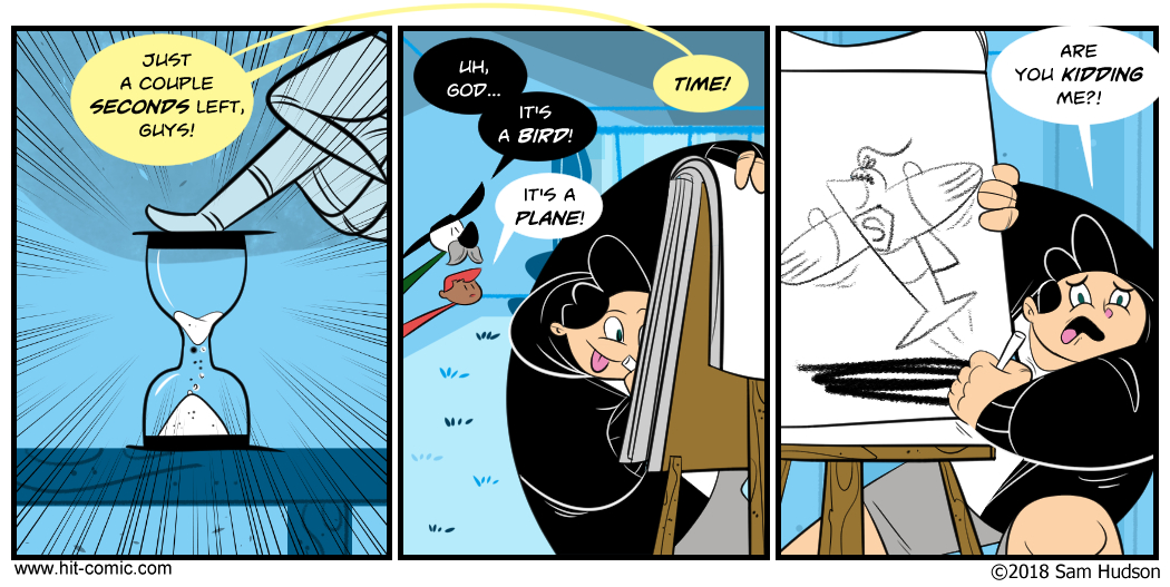 A Comic With Pictionary